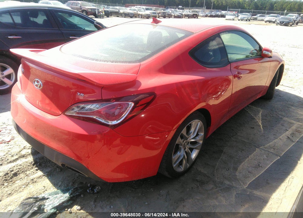 2013 HYUNDAI GENESIS 3.8 TRACK VIN: KMHHU6KJ9DU106022