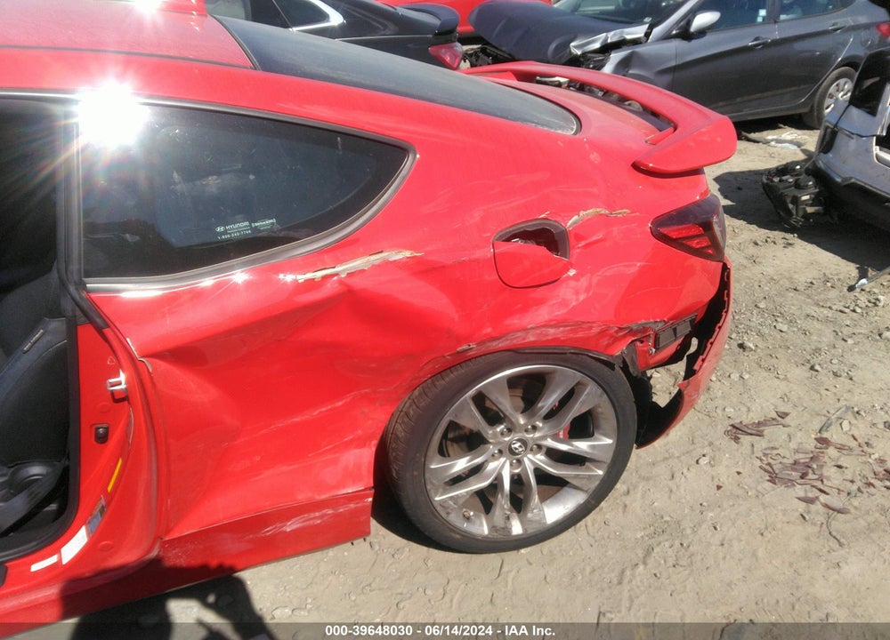 2013 HYUNDAI GENESIS 3.8 TRACK VIN: KMHHU6KJ9DU106022