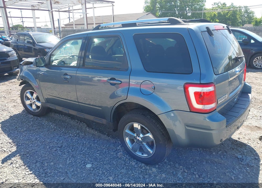 2011 FORD ESCAPE LIMITED VIN: 1FMCU9EG1BKA61100