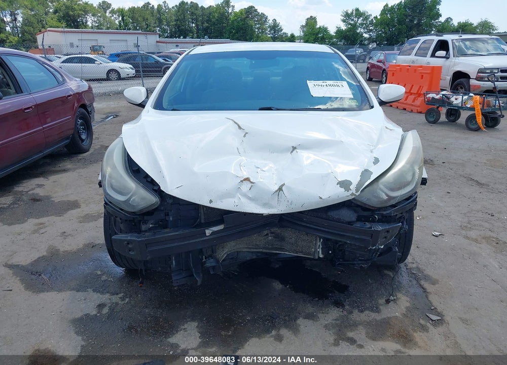 2014 HYUNDAI ELANTRA SE VIN: 5NPDH4AEXEH480442