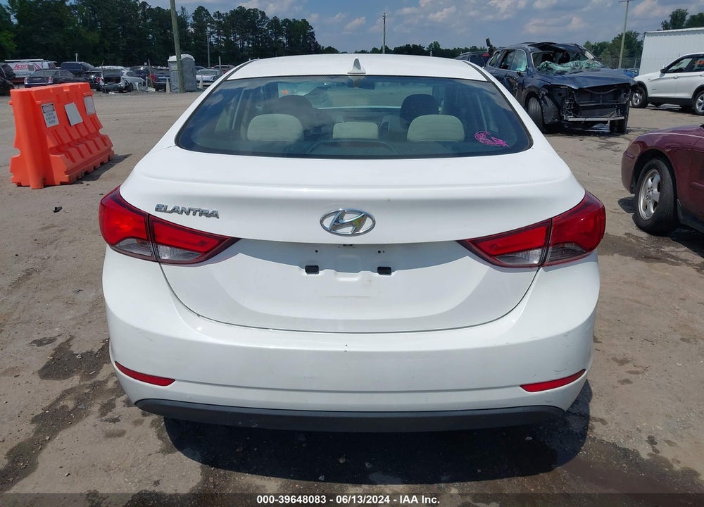 2014 HYUNDAI ELANTRA SE VIN: 5NPDH4AEXEH480442
