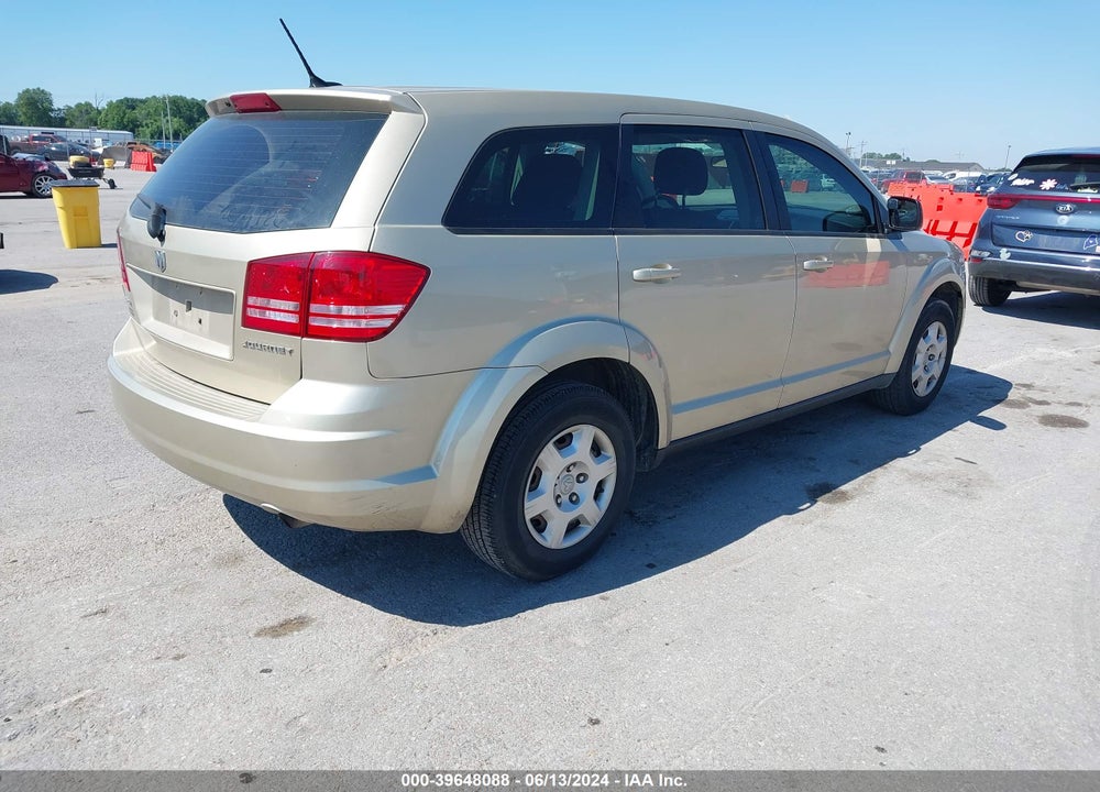 2010 DODGE JOURNEY SE VIN: 3D4PG4FB4AT108347
