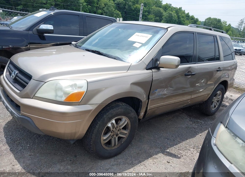 2005 HONDA PILOT EX-L VIN: 5FNYF18575B015448