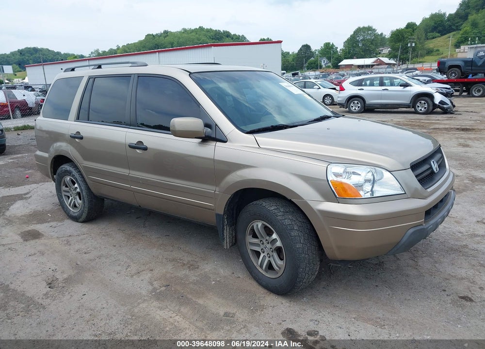 2005 HONDA PILOT EX-L VIN: 5FNYF18575B015448