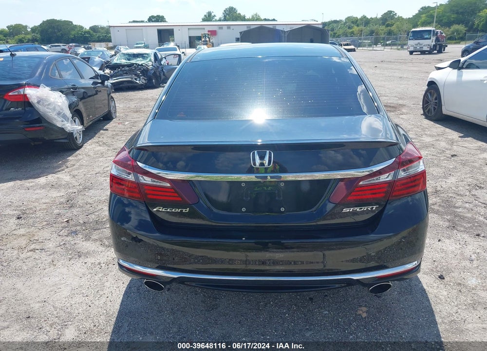 2017 HONDA ACCORD SPORT VIN: 1HGCR2F50HA269799