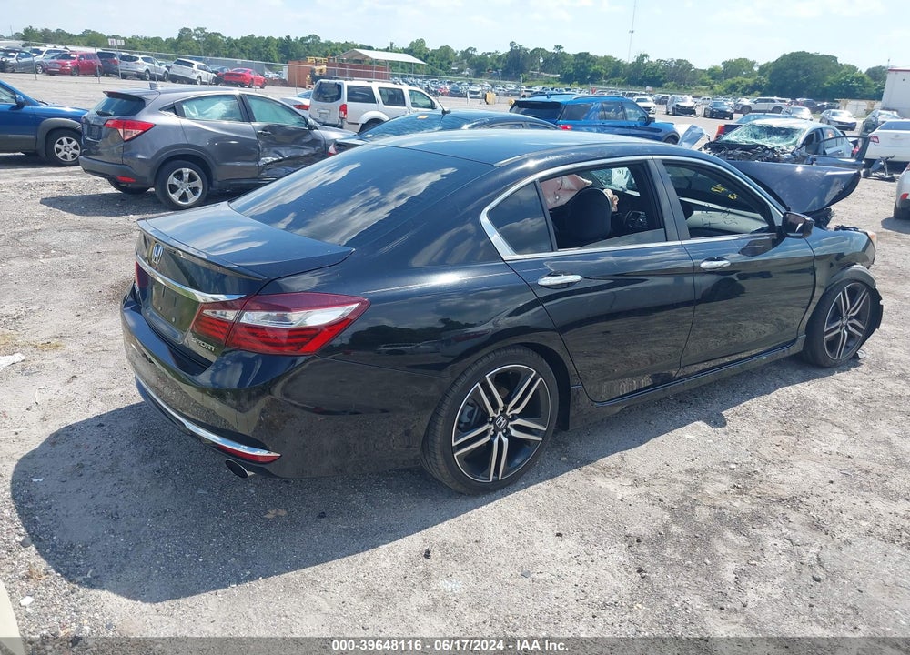 2017 HONDA ACCORD SPORT VIN: 1HGCR2F50HA269799
