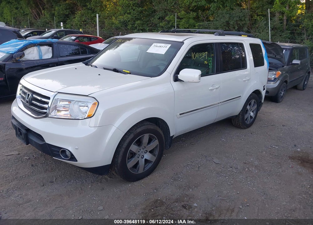 2014 HONDA PILOT TOURING VIN: 5FNYF4H9XEB003170