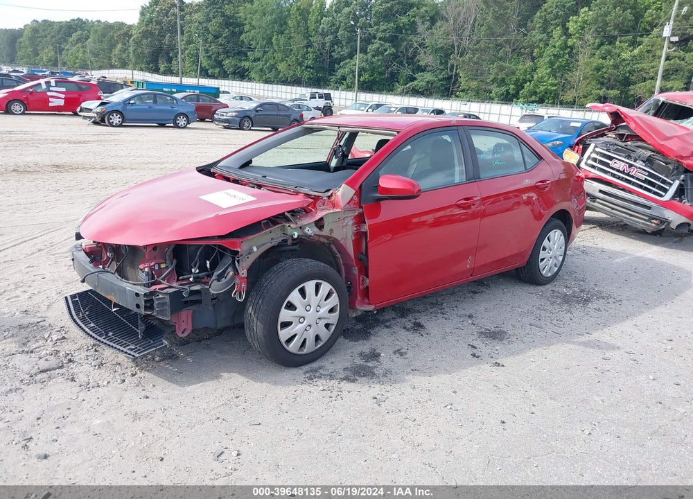 2017 TOYOTA COROLLA LE VIN: 2T1BURHE7HC888362