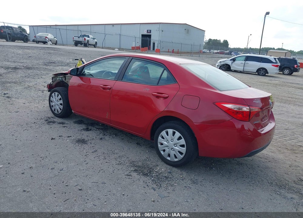 2017 TOYOTA COROLLA LE VIN: 2T1BURHE7HC888362