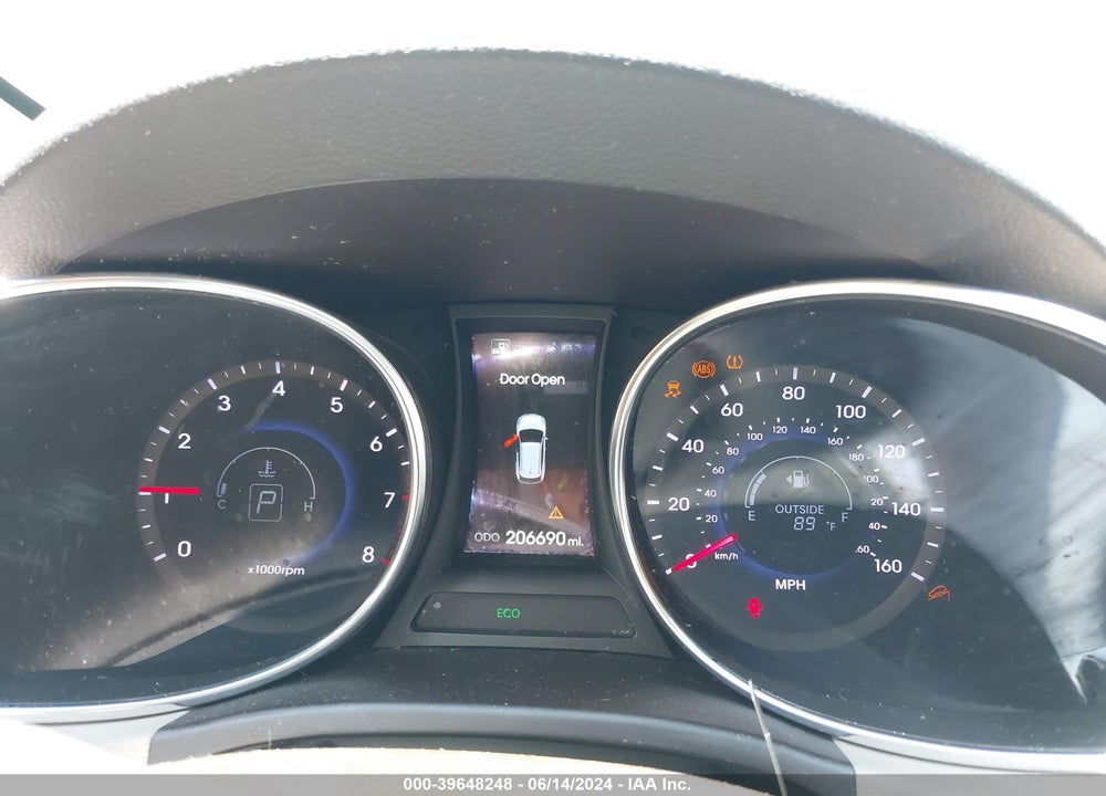 2013 HYUNDAI SANTA FE SPORT VIN: 5XYZU3LBXDG124237