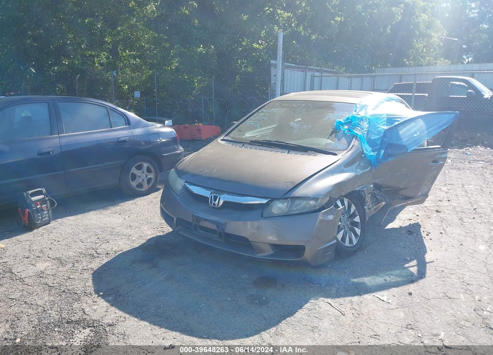 2009 HONDA CIVIC EX-L VIN: 1HGFA16969L002089