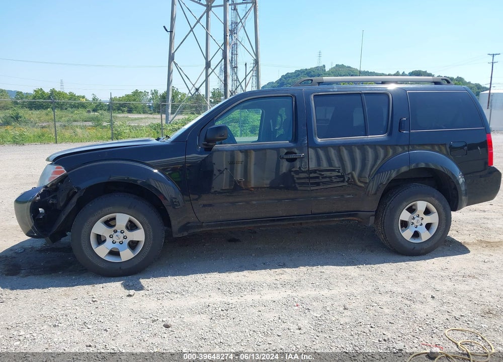 2012 NISSAN PATHFINDER S VIN: 5N1AR1NB7CC639470