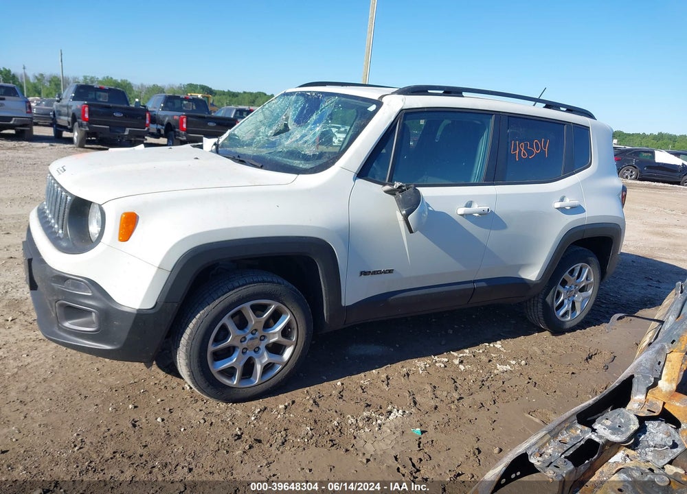 2017 JEEP RENEGADE LATITUDE 4X4 VIN: ZACCJBBB8HPE63580
