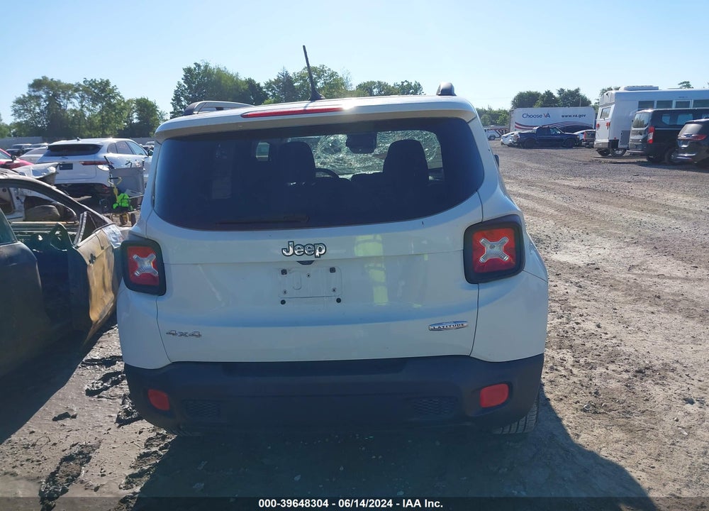 2017 JEEP RENEGADE LATITUDE 4X4 VIN: ZACCJBBB8HPE63580