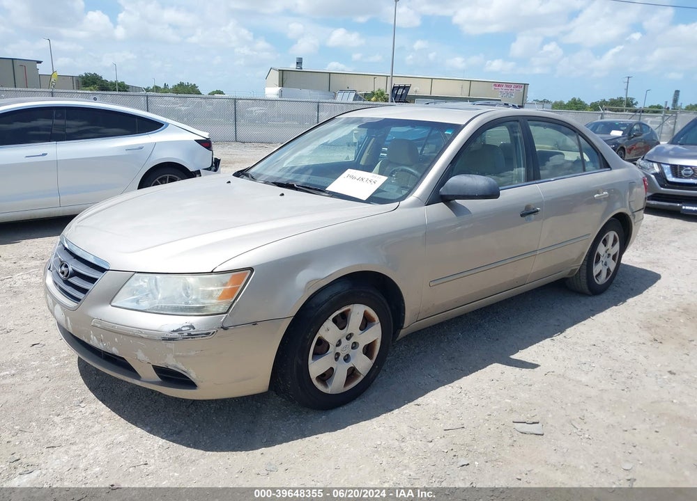 2009 HYUNDAI SONATA GLS VIN: 5NPET46C89H456737