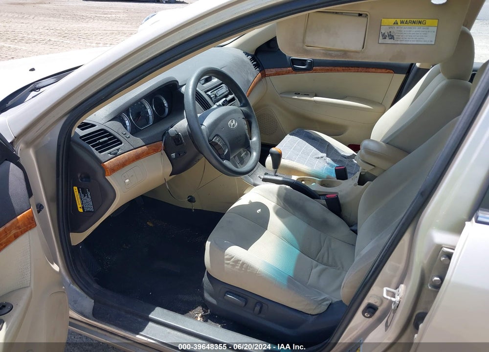 2009 HYUNDAI SONATA GLS VIN: 5NPET46C89H456737