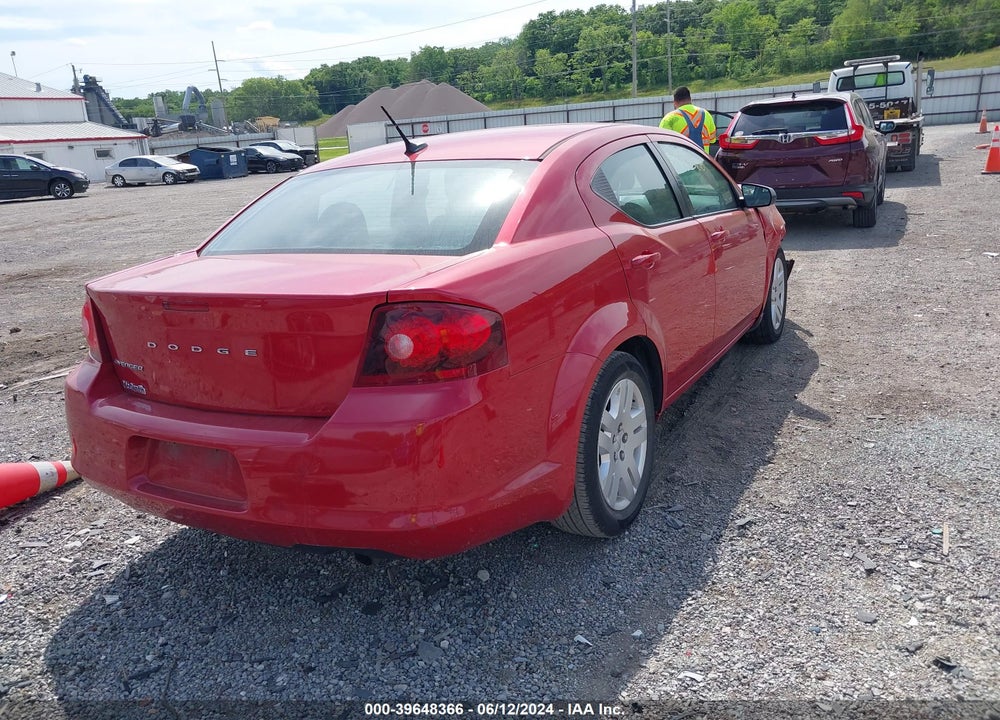2014 DODGE AVENGER SE VIN: 1C3CDZAB9EN170104