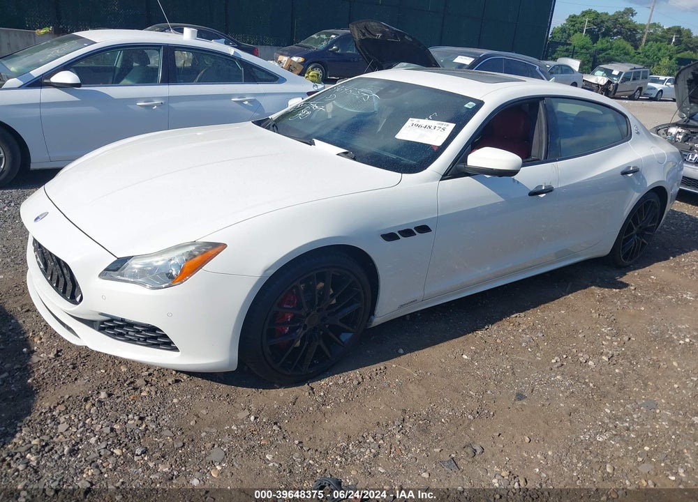 2017 MASERATI QUATTROPORTE S GRANLUSSO VIN: ZAM56RPL6H1226635