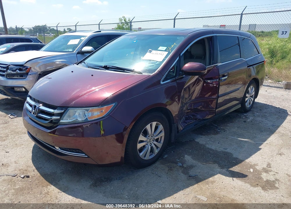 2014 HONDA ODYSSEY EX-L VIN: 5FNRL5H6XEB090142