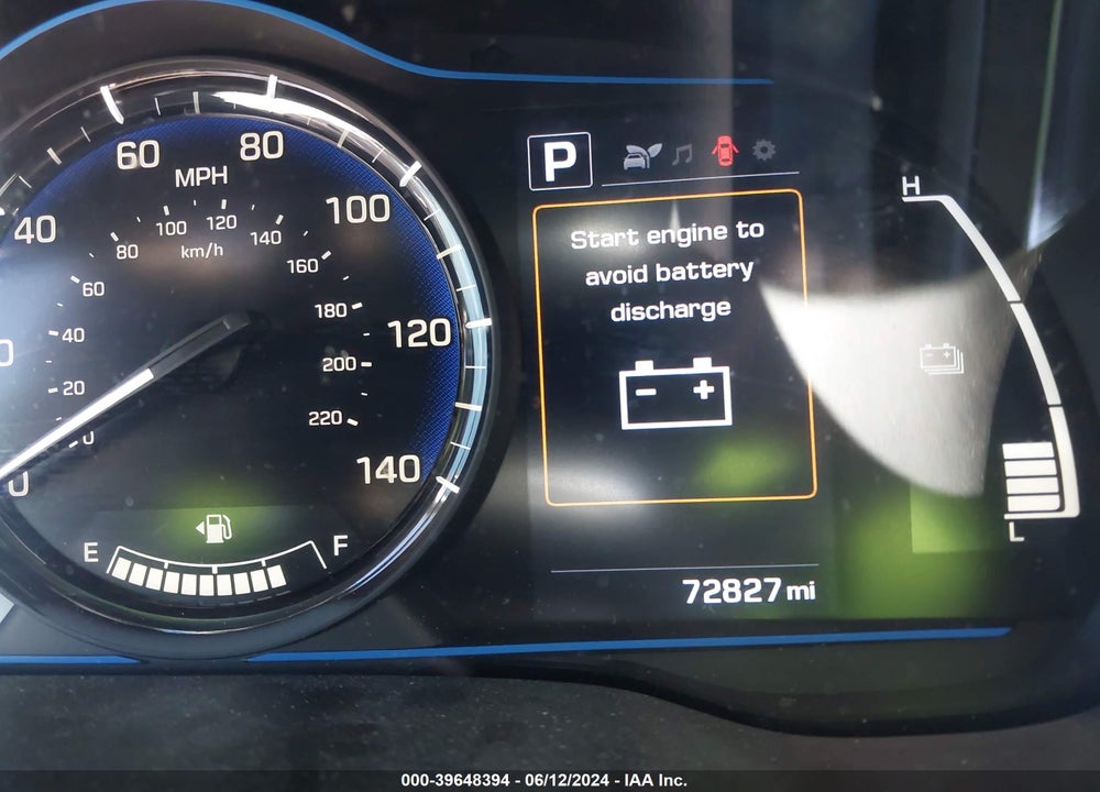 2018 HYUNDAI IONIQ HYBRID BLUE VIN: KMHC65LC3JU100470