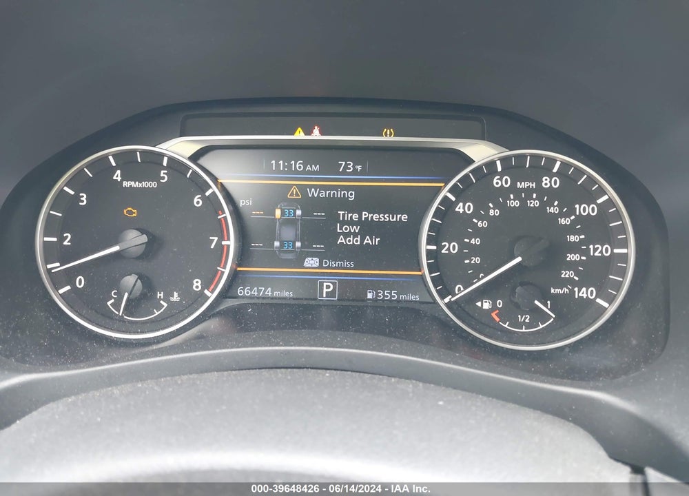 2019 NISSAN ALTIMA VIN: 1N4BL4DW7KN306338