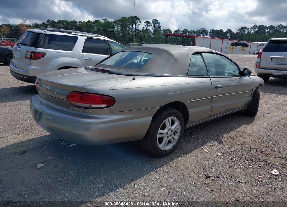 1999 CHRYSLER SEBRING JX VIN: 3C3EL45H5XT579197