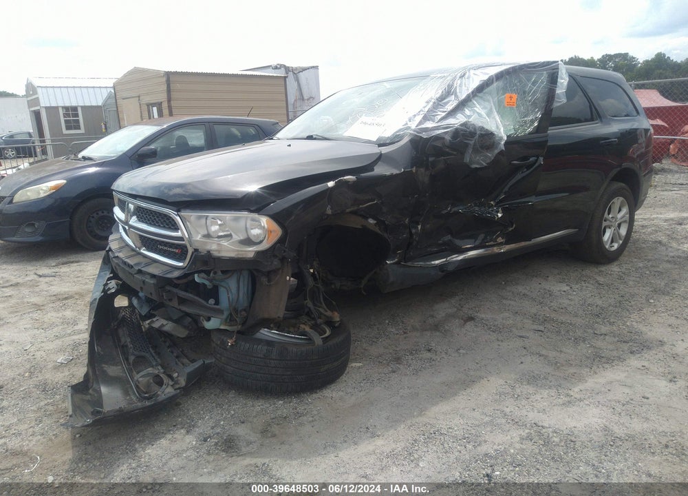 2012 DODGE DURANGO SXT VIN: 1C4RDHAG9CC257456
