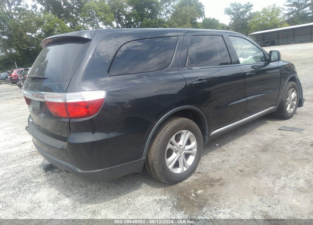 2012 DODGE DURANGO SXT VIN: 1C4RDHAG9CC257456
