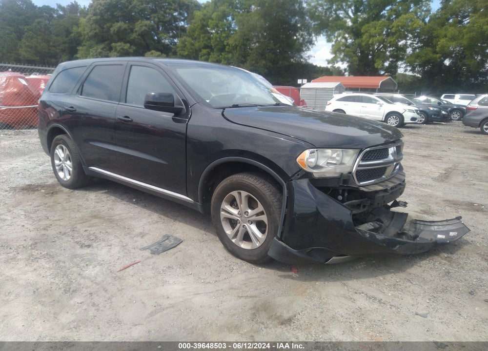 2012 DODGE DURANGO SXT VIN: 1C4RDHAG9CC257456