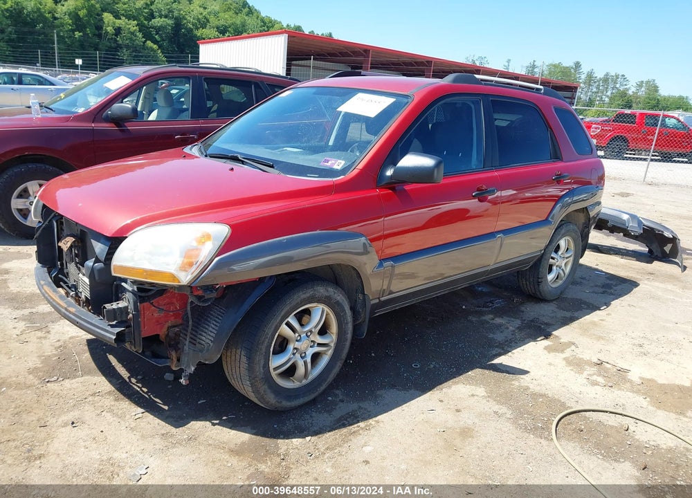 2008 KIA SPORTAGE LX V6 VIN: KNDJE723887529902
