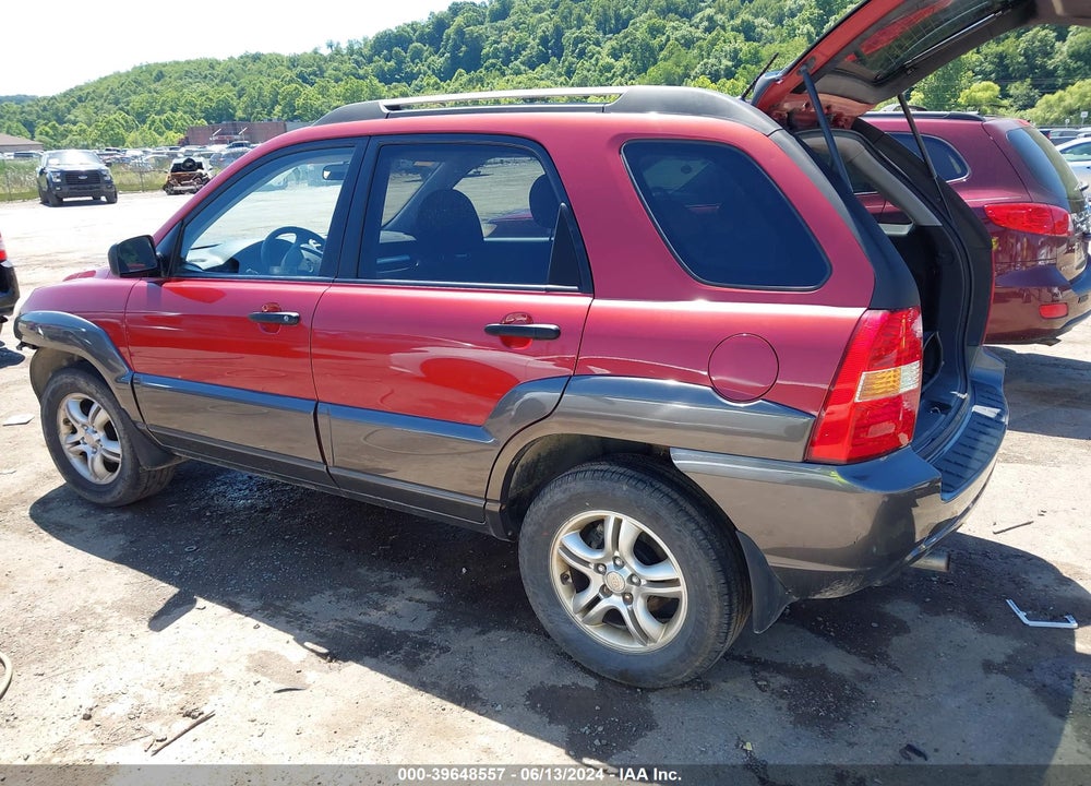 2008 KIA SPORTAGE LX V6 VIN: KNDJE723887529902