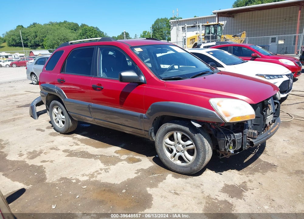 2008 KIA SPORTAGE LX V6 VIN: KNDJE723887529902