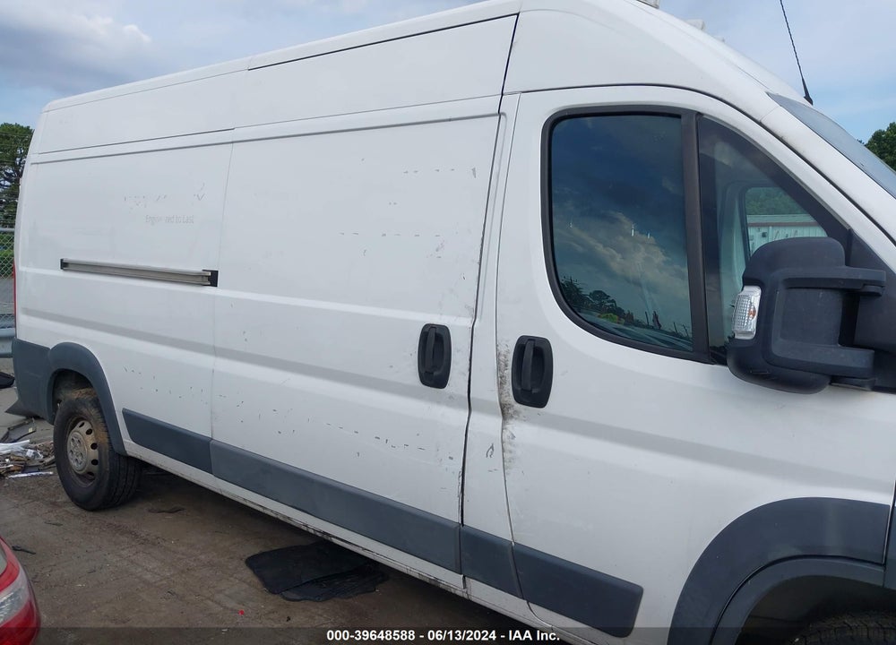 2017 RAM PROMASTER 2500 HIGH ROOF 159 WB VIN: 3C6TRVDG1HE550745