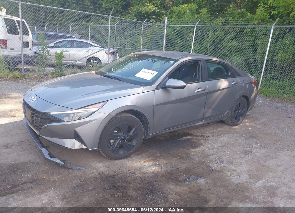 2023 HYUNDAI ELANTRA HYBRID BLUE VIN: KMHLM4AJ8PU043810