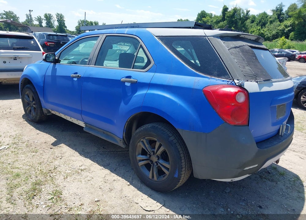 2013 CHEVROLET EQUINOX LS VIN: 2GNALBEK9D6275744
