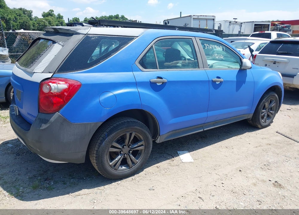 2013 CHEVROLET EQUINOX LS VIN: 2GNALBEK9D6275744