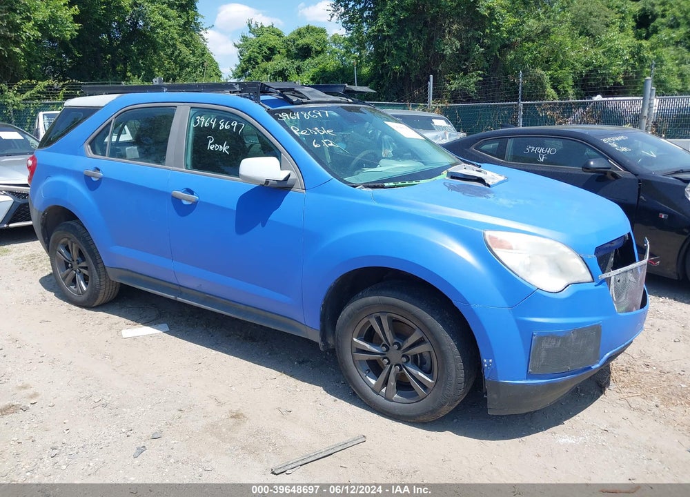 2013 CHEVROLET EQUINOX LS VIN: 2GNALBEK9D6275744