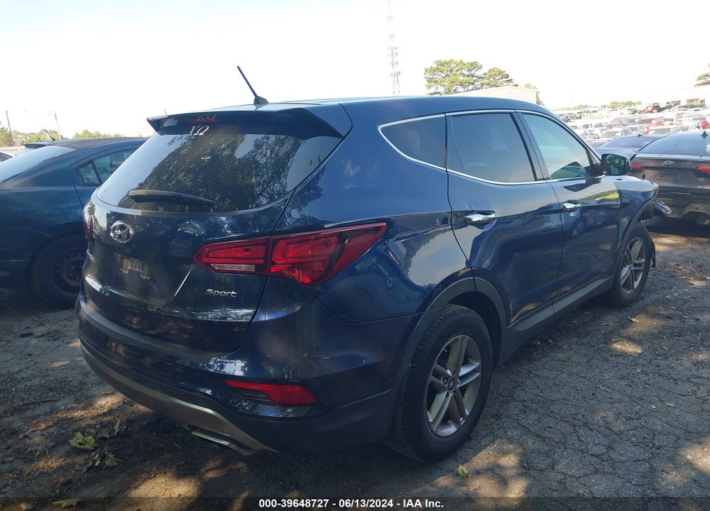 2018 HYUNDAI SANTA FE SPORT 2.4L VIN: 5XYZT3LB3JG530326