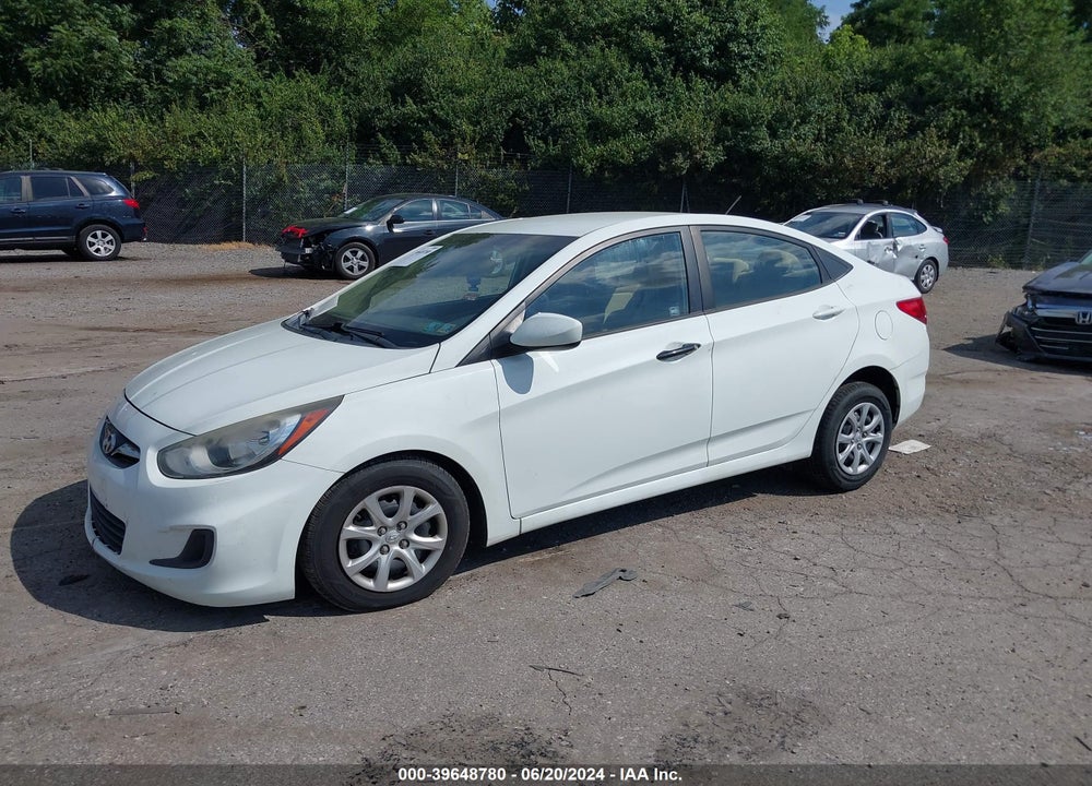 2014 HYUNDAI ACCENT GLS VIN: KMHCT4AE0EU725468