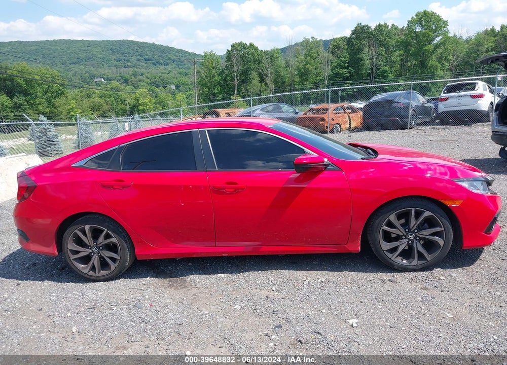 2020 HONDA CIVIC VIN: 2HGFC2F8XLH522386