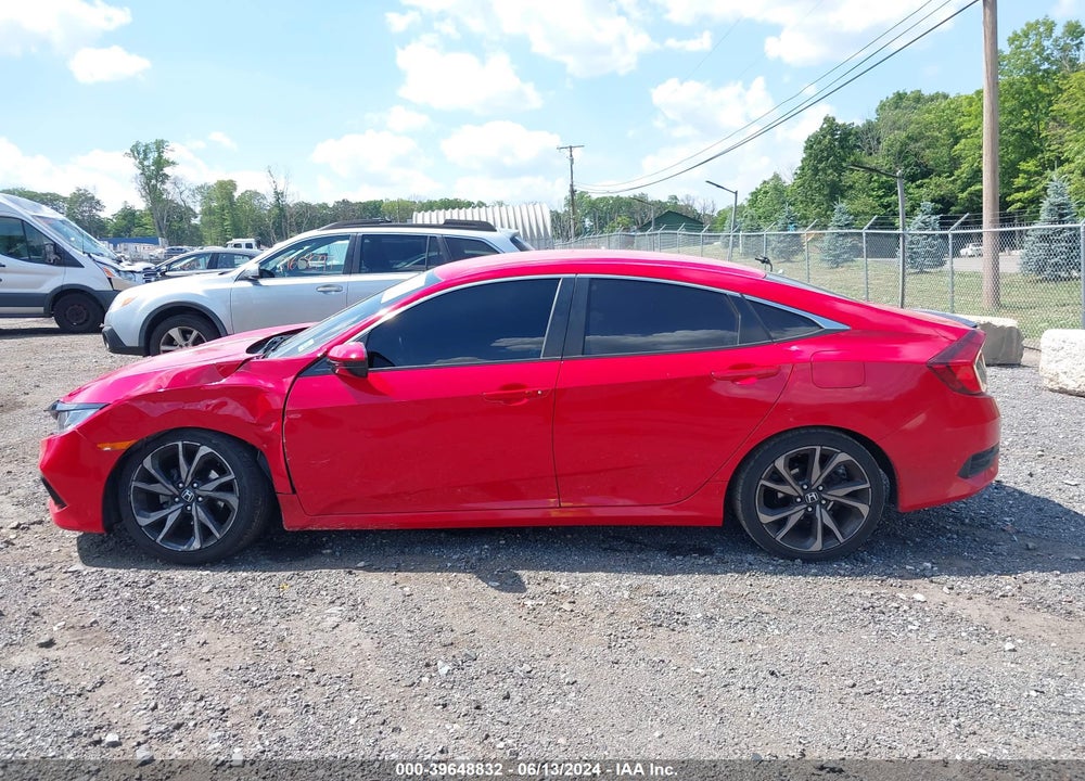2020 HONDA CIVIC VIN: 2HGFC2F8XLH522386