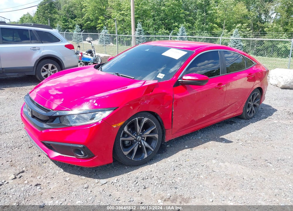2020 HONDA CIVIC VIN: 2HGFC2F8XLH522386