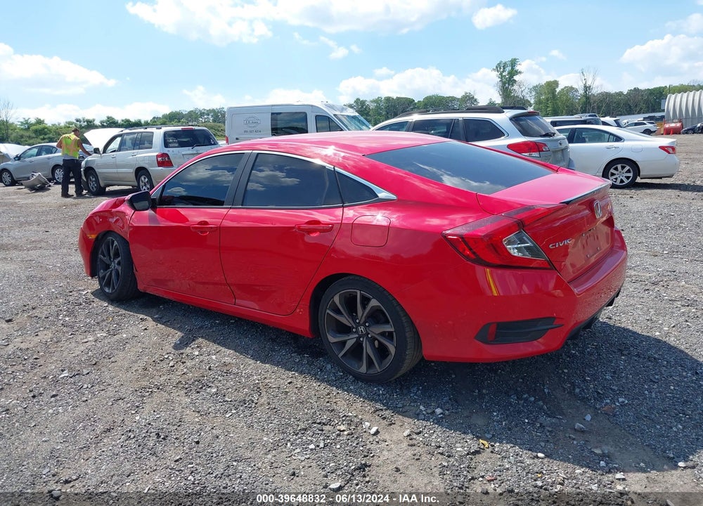 2020 HONDA CIVIC VIN: 2HGFC2F8XLH522386
