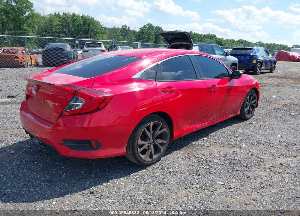 2020 HONDA CIVIC VIN: 2HGFC2F8XLH522386