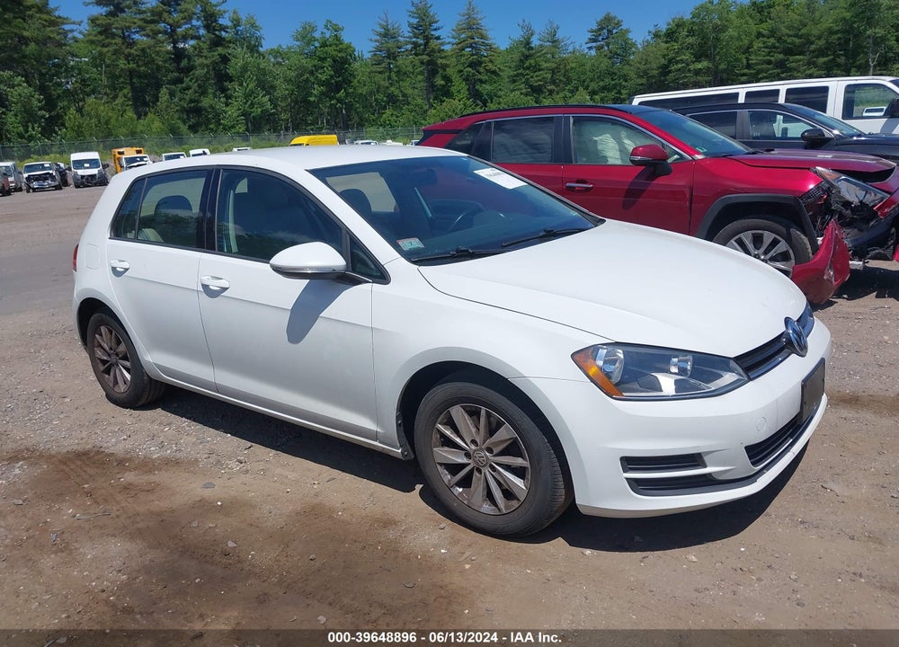2015 VOLKSWAGEN GOLF TSI S 4-DOOR VIN: 3VW217AU0FM089765