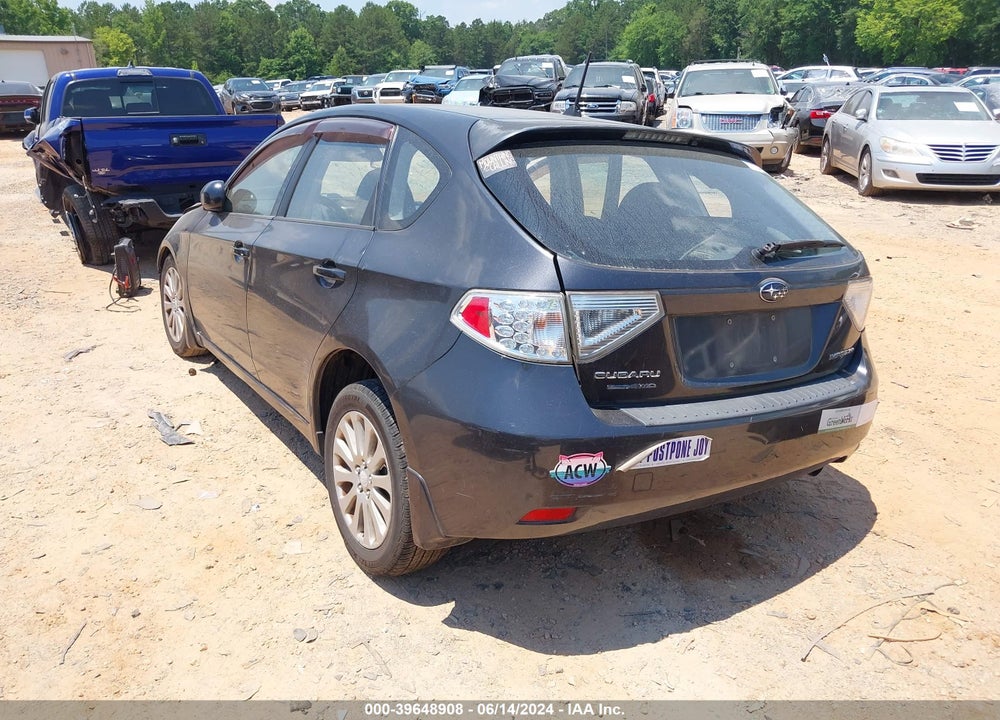 2011 SUBARU IMPREZA 2.5I PREMIUM VIN: JF1GH6B64BH814495