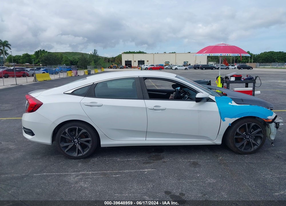 2020 HONDA CIVIC SPORT VIN: 2HGFC2F86LH555787