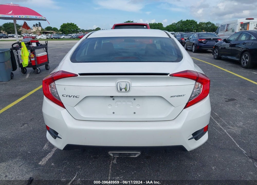 2020 HONDA CIVIC SPORT VIN: 2HGFC2F86LH555787