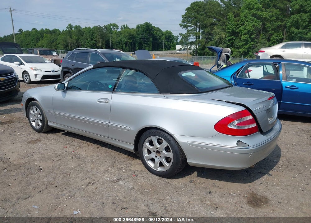 2004 MERCEDES-BENZ CLK 320 VIN: WDBTK65G84T021522