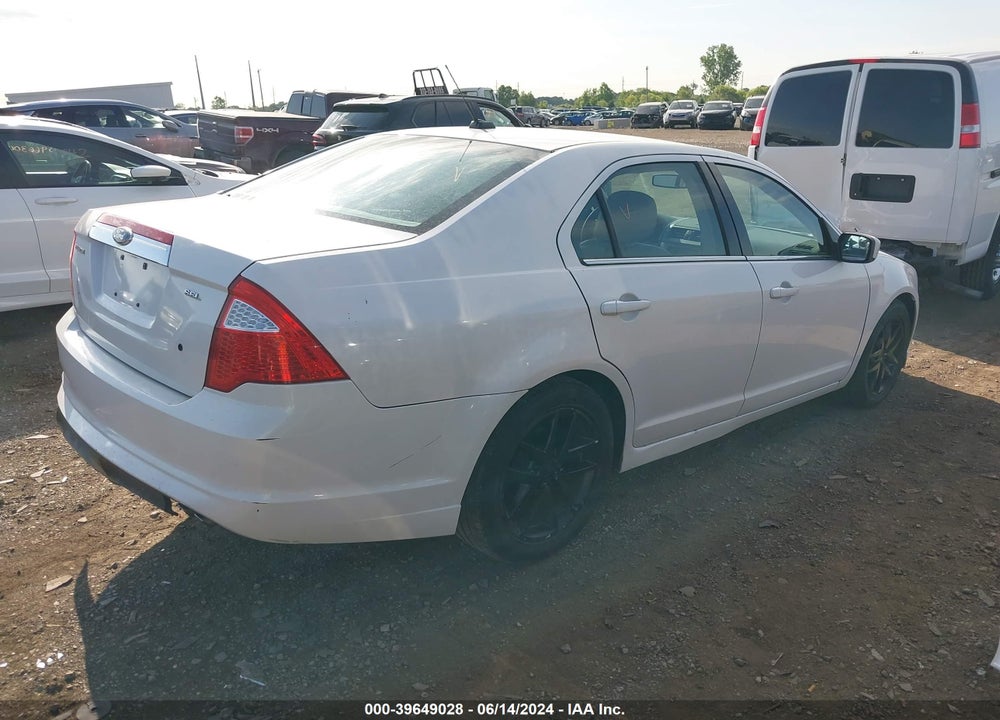 2012 FORD FUSION SEL VIN: 3FAHP0JA3CR117314